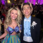 Mallory James Mahoney Instagram - Prom?? Heck Yeah!!! I never went to Prom so this counts…Right?!🤣#PromPactMoviePremiere So much fun, thank you @disneybrandtvpr All the cast and crew did a fantastic job. Styled By Amazing: @thekeishastewartexperience Glow by: @kalonbronzeandbody Get your glow with a discount using my code: MJMTAN