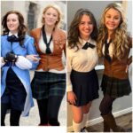 Mallory James Mahoney Instagram - Paying homage to the Queens of xoxo Gossip Girl! #gossipgirl #queenb #halloween #2022