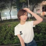 Manaka Shida Instagram - @amiparis のTシャツお気に入り🤍