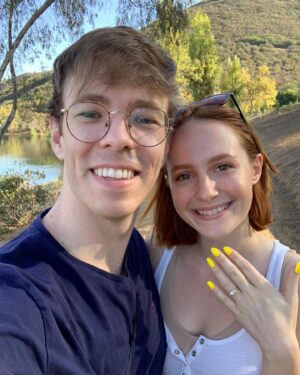 Mandalynn Carlson Instagram - I said yes! 💍🥰 
.
.
Patrick and I took a much needed mini vacation where he surprised me big time with a proposal! I was so shocked and it was so perfect. So excited to start this new chapter of our lives together 😇😇 I’m so thankful and blessed to have a fiancée that is so wonderfully loving. 
.
11.3.20
.
.
.
#engagementring #engagementphotos #engaged #engaged💍 #fiance #fiancee #fiance💍 #engagementparty #isaidyes #isaidyes💍 #natureretreat #naturewalk #couplesinlove #fiancé