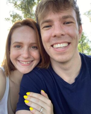 Mandalynn Carlson Instagram - I said yes! 💍🥰 
.
.
Patrick and I took a much needed mini vacation where he surprised me big time with a proposal! I was so shocked and it was so perfect. So excited to start this new chapter of our lives together 😇😇 I’m so thankful and blessed to have a fiancée that is so wonderfully loving. 
.
11.3.20
.
.
.
#engagementring #engagementphotos #engaged #engaged💍 #fiance #fiancee #fiance💍 #engagementparty #isaidyes #isaidyes💍 #natureretreat #naturewalk #couplesinlove #fiancé