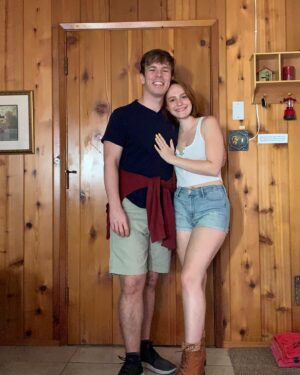 Mandalynn Carlson Instagram - I said yes! 💍🥰 
.
.
Patrick and I took a much needed mini vacation where he surprised me big time with a proposal! I was so shocked and it was so perfect. So excited to start this new chapter of our lives together 😇😇 I’m so thankful and blessed to have a fiancée that is so wonderfully loving. 
.
11.3.20
.
.
.
#engagementring #engagementphotos #engaged #engaged💍 #fiance #fiancee #fiance💍 #engagementparty #isaidyes #isaidyes💍 #natureretreat #naturewalk #couplesinlove #fiancé