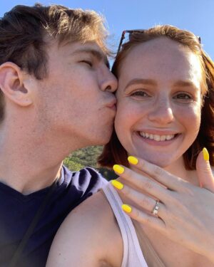 Mandalynn Carlson Instagram - I said yes! 💍🥰 
.
.
Patrick and I took a much needed mini vacation where he surprised me big time with a proposal! I was so shocked and it was so perfect. So excited to start this new chapter of our lives together 😇😇 I’m so thankful and blessed to have a fiancée that is so wonderfully loving. 
.
11.3.20
.
.
.
#engagementring #engagementphotos #engaged #engaged💍 #fiance #fiancee #fiance💍 #engagementparty #isaidyes #isaidyes💍 #natureretreat #naturewalk #couplesinlove #fiancé