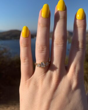 Mandalynn Carlson Instagram - I said yes! 💍🥰 
.
.
Patrick and I took a much needed mini vacation where he surprised me big time with a proposal! I was so shocked and it was so perfect. So excited to start this new chapter of our lives together 😇😇 I’m so thankful and blessed to have a fiancée that is so wonderfully loving. 
.
11.3.20
.
.
.
#engagementring #engagementphotos #engaged #engaged💍 #fiance #fiancee #fiance💍 #engagementparty #isaidyes #isaidyes💍 #natureretreat #naturewalk #couplesinlove #fiancé