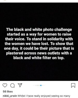 Mandalynn Carlson Instagram - Challenge accepted from @helen561 #womensupportingwomen i thought @nikki_urwin did a wonderful job explaining the meaning behind this challenge so please swipe to read her post and follow @auturkishculturalclub for updates on how we can help and stay informed on why this is so important. 
.
.
.
#turkishfemicideawareness #womenempowerment #protectwomen #challengeaccepted #womenempoweringwomen #womensrights #feminism