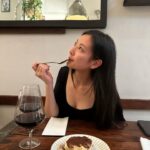 Mandy Tam Man-Huen Instagram - Just some quality time with nice food ✨💗😛 #🍝🤍🍷 #perfectnight