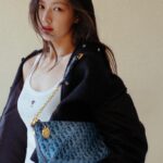 Mandy Tam Man-Huen Instagram - Feeling the city with my Diorstar bag in the new Denim Oblique Jacquard ✨ @Dior #DiorFall24