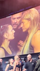 Manon Fiorot Instagram - Weight cut done💧✅
Face off ⚔️
