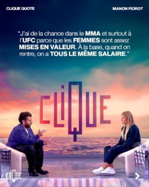 Manon Fiorot Instagram - Championne de MMA, Manon Fiorot revient sur la place des femmes dans sa discipline, l’expression ‘garçon manqué’, et son intention de devenir la n°1.