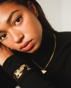 Manon Bresch Instagram - Eternal Gold by @prada the first truly sustainable fine jewelry collection 🖤 #PradaFineJewelry