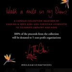 Manon Bresch Instagram - #WalkAMileInMyShoes Une collection capsule imaginée par @sabrinaelba et @idriselba en collaboration avec #ChristianLouboutin pour marquer un engament et un soutiens à la lutte contre les discriminations raciales et les violences policières. Actions, réactions. 100% des bénéfices issus des ventes de cette collection seront reversés aux cinq organisations suivantes: BE ROSE - @beroseinternational IMMEDIATE THEATRE - @immediate_theatre THE GATHERING FOR JUSTICE - @gather4justice PURPOSEFUL - @wearepurposeful_org SOMALI HOPE FOUNDATION - @_somalihope Je suis fière de pouvoir participer à mon niveau à ce projet, fière que les artistes, les créateurs que je respecte, décident de créer pour avancer. On marche ensemble. Merci @louboutinworld @marinedge @wintagme @elsalea