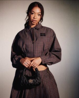 Manon Bresch Instagram - merci pour cette journée @miumiu, un vrai plaisir