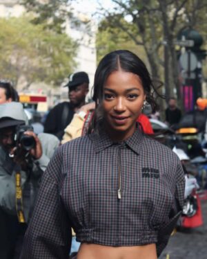 Manon Bresch Instagram - merci pour cette journée @miumiu, un vrai plaisir