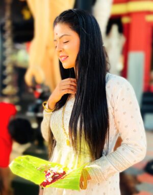 Mansi Joshi Instagram - Nandha ❤️

#chandrakantham #nandha #asianet