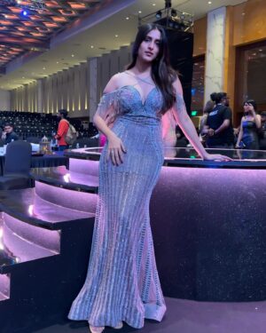 Mansi Taxak Instagram - Glowing and growing✨✨

Wearing this beautiful gown by @nikhitatandon ❤️
Clicked by- @saurabh_sonkar 

@timestalent 
#timestalent #instadaily #instagram #instagood #trending #trendingreels #explore #explorepage #missworldfinal