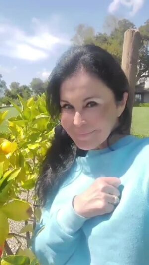 María Conchita Alonso Instagram - Les comparto algo muy especial para mi. Mi arbolito de naranja donde están las cenizas de mi mamá 🌳🤍💫

 Su presencia y amor trasciende el tiempo y el espacio, y todos los días me acompaña.

Gracias a ella, a Dios y a mis Ángeles siempre me siento protegida. #amorincondicional.

Les deseo que puedan sentir la presencia de su ángel guardián en sus vidas, guiándoles, protegiéndoles, llenándoles de amor y paz. #bendiciones! 🙏✨

Wanted to share my beautiful space  where my mom's ashes are. She is buried under this orange tree, where her energy guides and protects me everyday of my life. 
May someone special to you, God and your Angels always be by your side. #blessings!

 #ÁngelGuardián #AmorInfinito #Agradecimiento #Bendiciones #VenezolanosenMexico #MariaConchita #Mariaconchitaalonso