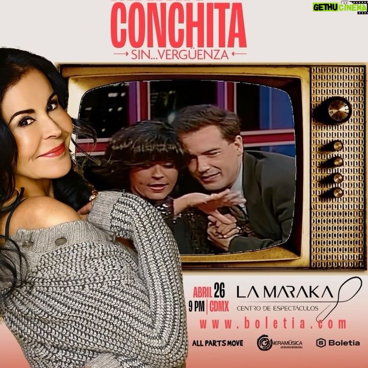 María Conchita Alonso Instagram - Primer Video !!! Mañana la segunda parte💋 Esto y mucho más en Sin Verguenza 😲🤭 Los espero en @salonlamaraka el 26 de Abril a las 9:00pm 😍 Muy bien acompañada 🥰 @donfranciscotv @carlosmatareal • • #mcasinverguenzatour #sinverguenza #mexico #mariaconchitaalonso #mariaconchita #donfrancisco