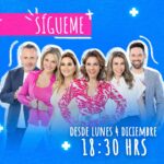 María Eugenia Larraín Instagram - Atención amantes de la farándula, desde el próximo lunes 4 de diciembre podrás disfrutar de Sígueme a las 6:30 de la tarde💪🏼 nuevos golpes periodísticos, más farándula y mucha entretención cada tarde 🤩