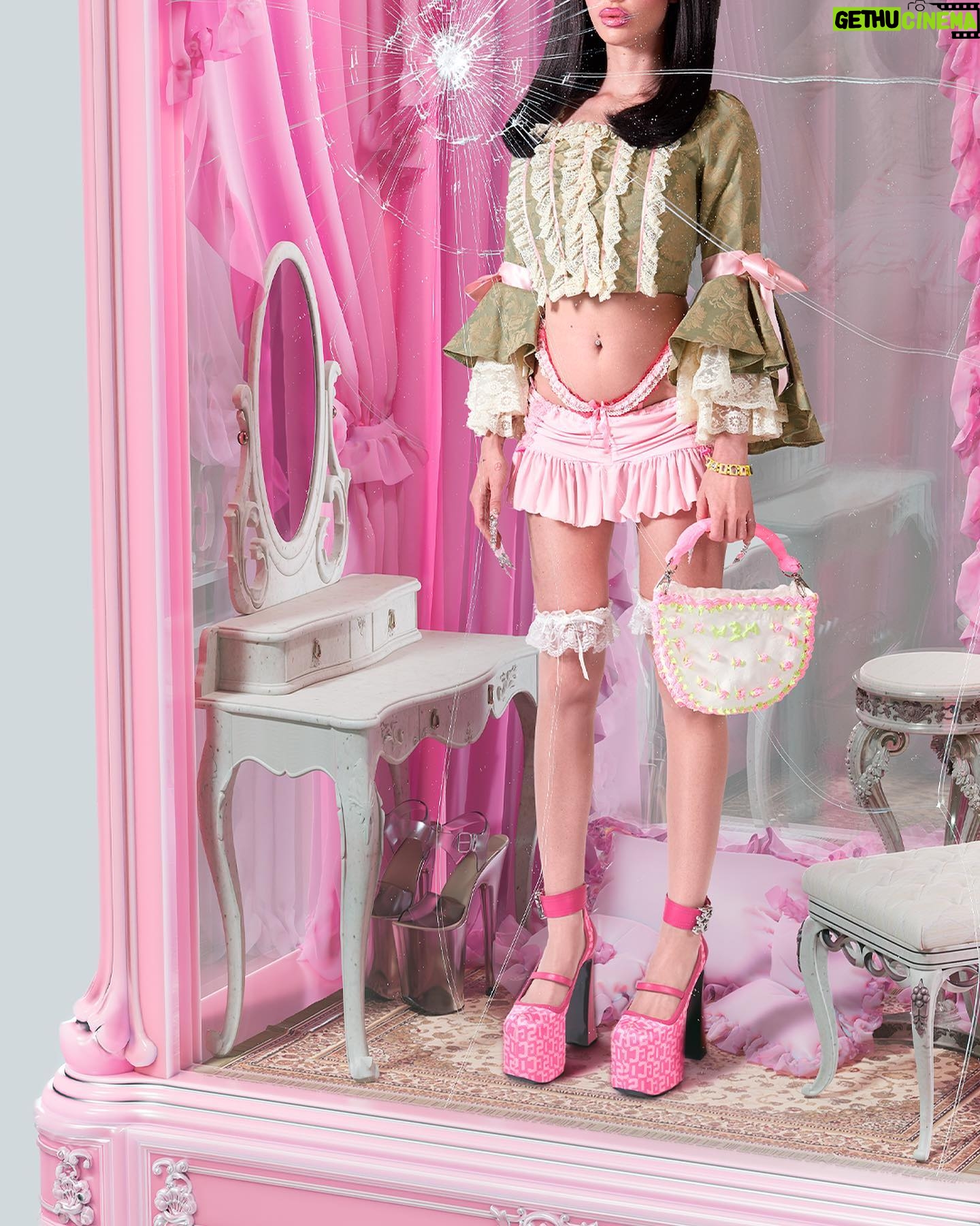 María Forqué Instagram - 🎀 EROTIC BEAUTY #2 - "Duty Dollz 2000" PRINT fashion editorial for @revsmag CREATIVE DIRECTION: Maria Capaldo @naughtyyanka TALENT: Virgen Maria @imvirgenmaria represented by @antiagencyldn PHOTO: Nicolás Cuenca @phnicolascuenca, Pelayo A. Estébanez @pelayoalvest, Angel Jiro @angel_jiro FASHION: Maria Capaldo @naughtyyanka, Nuria López @lopezlanuria ART DIRECTION: Maria Capaldo @naughtyyanka assisted by Nuria López @lopezlanuria SET DESIGN: Nuria López @lopezlanuria, Irene Rujas @rujas.2222 PRODUCES: Pelayo A. Estébanez @pelayoalvest, Maria Capaldo @naughtyyanka MUA: Laura López @digupherbones_, Lucas Margarit @lucas.margarit, represented by @anotherartistsagency HAIR STYLISTS: Catalina Sartor @catalinasartor_, María Pozuelo @bylamari_, Andrea del Arco @andrea.delarco sponsored by @termixoficial NAILS: @pannkks, @mullet.ass 3D/CGI ARTISTS: Pablo Aragón @parafeno, Guerri @akaguerri DIGITAL POST-PRODUCTION: Angel Jiro @angel_jiro Nicolás Cuenca @phnicolascuenca EXTRAS: Natalia Koroleva @itskoroleva represented by @mirandatalents, Lu de la Fuente @_fab_skum_, Martina Campolo @damage_martydamage, Michelle A. Herrera @mimz.canela, Enrico di Amore @enricodiamore FASHION FILM: Didi Dot @dianadot_ assisted by Devi @_.d3v1._ SOUND DESIGN: Marc Falcó @ikari.bcn STYLE ASSISTANTS: Marta Pallisera Mesquida @dameunpiti_, Jose Belmonte @josebelmonte7 LIGHT ASSISTANTS: Sasha Leyba @sasha.leyba, Mel Cascabelo@melcascabelo GAFFER: Ysabel Martinez@ymrtnz GRAPHICS: Mónica Cantalejo Gómez @singfaraway STUDIO:@acme.estudio SPECIAL THANKS TO: @jennyfax.official @gcds @diesel @onrush23fh @alejandrestudio @pelonio @mewswimwear @blumarine @nii.hai @evadehouse @anita__corazon archive garments of @versace @dolcegabbana @dior @chanel from @thirdculturehoe @marinaxbosch @nodressonline @adriangom_@horsa__dreams@biis_brand @99. toys @bimbaylola @merrfer_thebrand@flwrboy