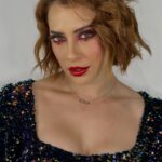 María Karla Gómez Instagram - DEVIL 😈🔥❤️‍🔥💋 Make up and hair @belledustudio 💄✨ #reeltrend #makeup #makeuptrends