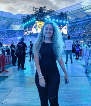 María Rubio Sánchez Instagram - 1. Mi outfit de la velada
2. Oleee ya hemos llegaooo (entró a la vez que nosotros Belen esteban irradiando felicidad)
3. Mi outfit de la velada otra vez
4. Unas vistas preciosas y detrás el Civitas metropolitano
5. Bueno para de hacer fotos ya
6. Bastaaa pero me vi linda
7. Una persona majisima 
8. Opanien y Stirling siendo los mejores cantantes, y si no entendéis la referencia buscad “estopa infrecuentes” en youtube ;)

A ver qué nos depara el resto de Julio ✨❤️