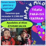 María Valenzuela Instagram - Alma y Milo nos necesitan ♥️ Estos dos soles se convirtieron en hermanos gracias a que Fernando y Natalia decidieron adoptarlos para cuidarlos y llenarlos de amor. Hoy están pasando por una situación muy difícil,a Fernando,su padre del corazón le diagnosticaron un tumor en la columna y tuvo que dejar de trabajar. Hoy más que nunca necesitan ayuda‼️ Tenemos que recaudar $ 2.500.000 para cubrir los gastos de los tratamientos de Alma y Milo 🙏. Doná lo que puedas al Alias AYUDAR.SALVA 💪🙏♥️