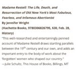 Mara Wilson Instagram – SO THRILLED to be talking about #MadameRestell at @chevaliersbooks! This timely story of a bold, brilliant, complicated woman, and the times she lived in was a fascinating read — and a joy to narrate!

Come see me (the audiobook narrator) in conversation with the author, @jenashleywright! TICKET LINK IN BIO!

And even if you can’t make it, you can still pre-order this important book now! It was just named to the American Booksellers Association March 2023 Indie Next List, and it’s a book I’ve been recommending to everyone. (Even my cat, though she was content just to chew on the cardboard the books came in.)