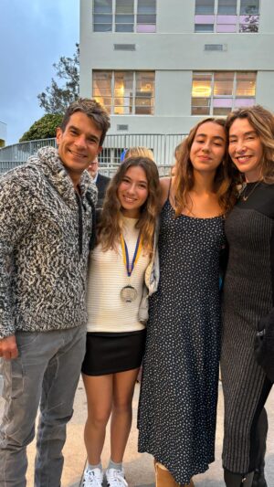 Marcela Carvajal Instagram - How proud I am!! My @lucianaagaitann finalist of student of the year.  I have no words just a bomb of colors in my chest exploding!! Thank you my dear daughter!! Estoy tan orgullosa de mi hija @lucianaagaitann finalista a mejor estudiante del año.  Hace tres años llegamos y a mis hijas les ha tocado adaptarse a un nuevo idioma, cultura y colegio.  Este es el resultado de su … no se cómo llamarlo…pilera, berraquera, coraje…?? Que dirían Uds?