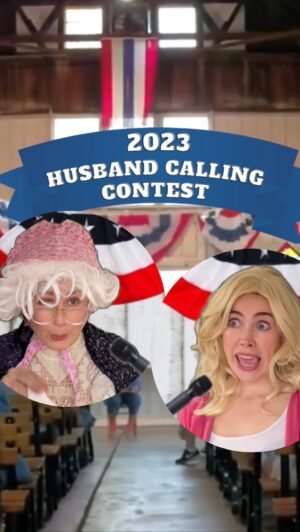 Marcella Lentz-Pope Instagram - 2023 Husband Calling Contest and 2nd place really brought the house down. 🔥 #husbandcallingcontest #parody #funny