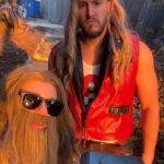 Marcella Lentz-Pope Instagram - The strike is over! So I present to you BeThor & After…. 9 months pregnant and had to sit the entire night but was fun having our last Halloween before we are a trio. Honestly I think we nailed it.