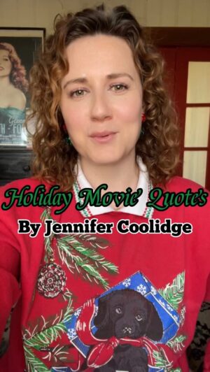 Marcella Lentz-Pope Instagram - 🎄Jennifer Coolidge   Holiday Movies🎄