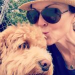 Marcia Cross Instagram - Happy Sunday!! Love me and Pip 💗🐶 #labradoodle #love