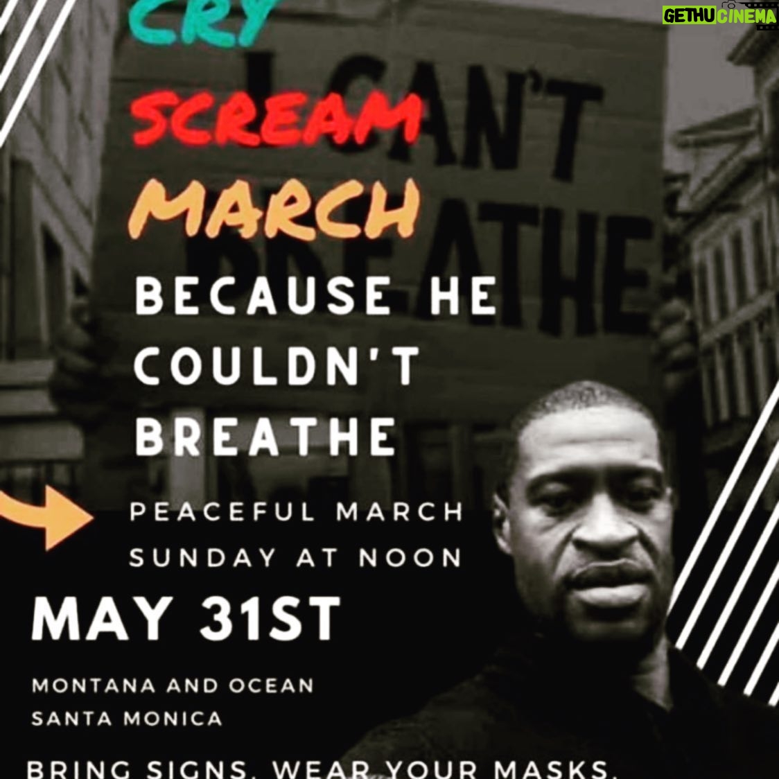 Marcia Cross Instagram - Come out to peacefully protest in solidarity. Enough is Enough. #blacklivesmatter #georgefloyd #icantbreathe