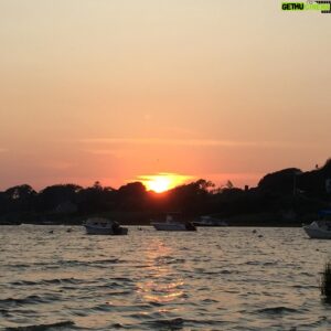 Marcia Cross Instagram - As the day turns to night.
Cape Cod sunset.
#chatham #family #grateful