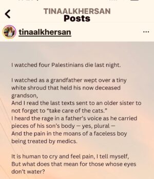 Marcia Cross Instagram - This is a poem by @tinaalkhersan. I copied the last line in my previous post and did 
not give her credit. I was feeling heartbroken and read her extraordinary words and simply copied and pasted. 
Please read her and follow her. Thank you for your poetry Tina. ♥️🙏
- and if anyone know how to add an insert to a post please lmk! I’m not the best w insta.
Thx