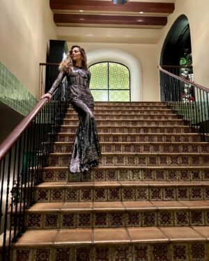 Margarita Levieva Instagram - About last night…..

….Still buzzing💫💫💫

#LeslyeHeadland thanks for making this little girl’s dreams come true, and inviting me to be a tiny part of your massive universe.

Thanks for the INCREDIBLE team, who helped me feel myself again, after covid/stikes/baby hiatus from the red carpet. (@bailey.moon first and foremost❤️‍🔥❤️‍🔥)

And always @dolcegabbana. Wearing your dresses is a gift.

Styling: @bailey.moon 
Makeup: @missjobaker 
Hair: @e_mendez 
Dress: @dolcegabbana 
PR: @alexcrotin @theledecompany 

Who made this all happen: @starwars @disneyplus @officialacolyte