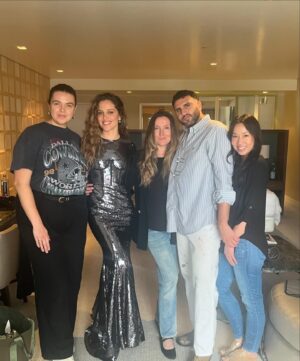 Margarita Levieva Instagram - About last night…..

….Still buzzing💫💫💫

#LeslyeHeadland thanks for making this little girl’s dreams come true, and inviting me to be a tiny part of your massive universe.

Thanks for the INCREDIBLE team, who helped me feel myself again, after covid/stikes/baby hiatus from the red carpet. (@bailey.moon first and foremost❤️‍🔥❤️‍🔥)

And always @dolcegabbana. Wearing your dresses is a gift.

Styling: @bailey.moon 
Makeup: @missjobaker 
Hair: @e_mendez 
Dress: @dolcegabbana 
PR: @alexcrotin @theledecompany 

Who made this all happen: @starwars @disneyplus @officialacolyte
