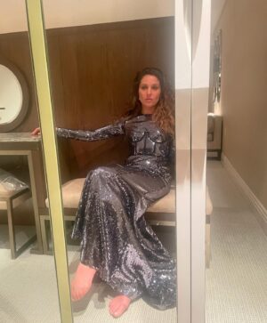 Margarita Levieva Instagram - About last night…..

….Still buzzing💫💫💫

#LeslyeHeadland thanks for making this little girl’s dreams come true, and inviting me to be a tiny part of your massive universe.

Thanks for the INCREDIBLE team, who helped me feel myself again, after covid/stikes/baby hiatus from the red carpet. (@bailey.moon first and foremost❤️‍🔥❤️‍🔥)

And always @dolcegabbana. Wearing your dresses is a gift.

Styling: @bailey.moon 
Makeup: @missjobaker 
Hair: @e_mendez 
Dress: @dolcegabbana 
PR: @alexcrotin @theledecompany 

Who made this all happen: @starwars @disneyplus @officialacolyte