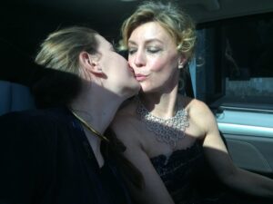 Margherita Buy Instagram - Io e Caterina per Mia madre a Cannes @giorgioarmani @catedeangeliss