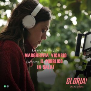 Margherita Vicario Instagram - L'avventura continua! @margheritavicario vi aspetta in nuove date nei cinema per raccontarvi tutti i dietro le quinte del suo primo film da regista. Unitevi a noi e lasciatevi trasportare in un mondo di magia e emozioni! 🎬✨#Gloriailfilm ORA SOLO AL CINEMA 

Per info, dettagli e orari degli spettacoli consigliamo di consultare i canali web dei singoli cinema.

@rai_cinema
@margheritavicario
@uncantobrasileiro
@_dade
@tempestafilm
@elio_eelst
@tell.film
@galateabellugi
@carlottagamba_
@veronica___l
@mariavittoria.dallasta
@sara_mafodda_
@paolo_rossi_ufficiale
@anitakravos
@vincenzo.crea
@jasminamattei
