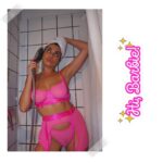 Margo Dumas Instagram - IS PINK A NEW BLACK? 💖😈 #barbieoutfit