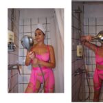 Margo Dumas Instagram - IS PINK A NEW BLACK? 💖😈 #barbieoutfit
