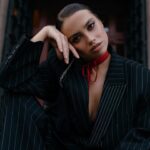 Margo Dumas Instagram - THE BEST STREET STYLE IN MY LIFE 📸💦 @bordunova.a REALLY!🥹 Outfit check: Suit @zara Chocker/lngr @zhilyovalingerie.pl Loafers/bag @prada