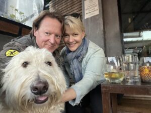 Marguerite MacIntyre Instagram - Hubs is home!