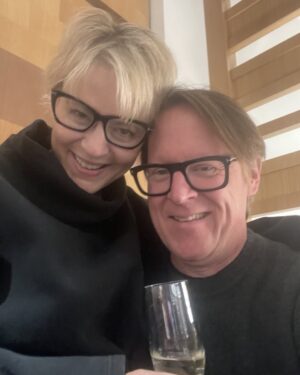 Marguerite MacIntyre Instagram - Just two idiots in love at LAX. Happy Valentine’s Day, @cary.lalonde ❤️❤️