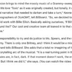 Mari Madrid Instagram – To say we got to reimagine Toxic with @thejennifersimard, Adam Godley and the company of @onemoretimebway is the Christmas wish we didn’t know we needed, but here we are.  Thank you for the feature @billboard.  Peep slides 3-6 to hear some thoughts on creating this including taking some cues from working with Billie.  Also yes they do this (and more) 8x a week and yes go get your butts over at the marquis theater to see the whole thing.

Cast in this number: 
Stepmother @thejennifersimard, Narrator Adam Godley, Belinda @ahillarsen, Betany @tesssoltau,
Belle @livbattistaa,
Rapunzel @gabriellebeckford, Esmeralda @pauline.casino, Sleeping Beauty 
@ashleychiuchiu, Gretel @seleneharo,
Clumsy @nathanlevy,
Red Riding Hood @justicemoore_, Prince Erudite @rysteele, Goldilocks @dianavaden, Princess Pea @morganweedwhitley, Little Mermaid @laurenzakrin 

Creative team
Music: @britneyspears 
Book: @hartmere
Music director: @backeys 
Orchestrations: @olmsteady   @mstine27 
Vocal Arrangements: @nadiadigiallonardo 
Music supervisor: @vaccariellopatrick 
Costume Design: @lorenelstein
Scenic Design: @annafleischle 
Sound Design: Andrew Keister
Wig Design: @nikiyamathis 
Projection Design: @svenortel 
Lighting Design: @kennethalanposner 
Film: @ellisgram 
Associate choreographer: @isidrorafae1 
Associate director: @jv_mercanti 
Creative Consultant: David Leveaux
Director/Choreographer: @_marimadrid @keonemadrid