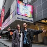 Mari Madrid Instagram - A brief update while we’re in the middle of a dream storm. Took these photos a few days ago on our 15 year being-a-couple-anniversary - which was also our first work day inside a Broadway theater as director/choreographer. Couldn’t have written it and even if you did we wouldn’t believe it. So much to say on this later but for now… Broadway, here we come. - @onemoretimebway opens June 22 / previews May 13. Tix at our bios #onceuponaonemoretime #broadway #aapiheritagemonth