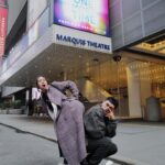 Mari Madrid Instagram - A brief update while we’re in the middle of a dream storm. Took these photos a few days ago on our 15 year being-a-couple-anniversary - which was also our first work day inside a Broadway theater as director/choreographer. Couldn’t have written it and even if you did we wouldn’t believe it. So much to say on this later but for now… Broadway, here we come. - @onemoretimebway opens June 22 / previews May 13. Tix at our bios #onceuponaonemoretime #broadway #aapiheritagemonth
