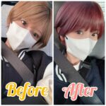 Mari Yaguchi Instagram - 愛ちゃんからいただいた 可愛いアイブロウマスカラに影響されて、 髪の毛の色変えました😁✨ i.TOKYOさんで、 @mel_87_mel さんに綺麗にカラー＆カットしてもらいましたよー🥹✨ いつも本当にありがとうございます‼️ 今度またブリーチして薄いピンクにしよかな🤔✨