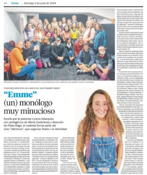María Carámbula Instagram - EMME ❤️

@lorenavelazquezteatro ❤️
@txibuenosaires ❤️